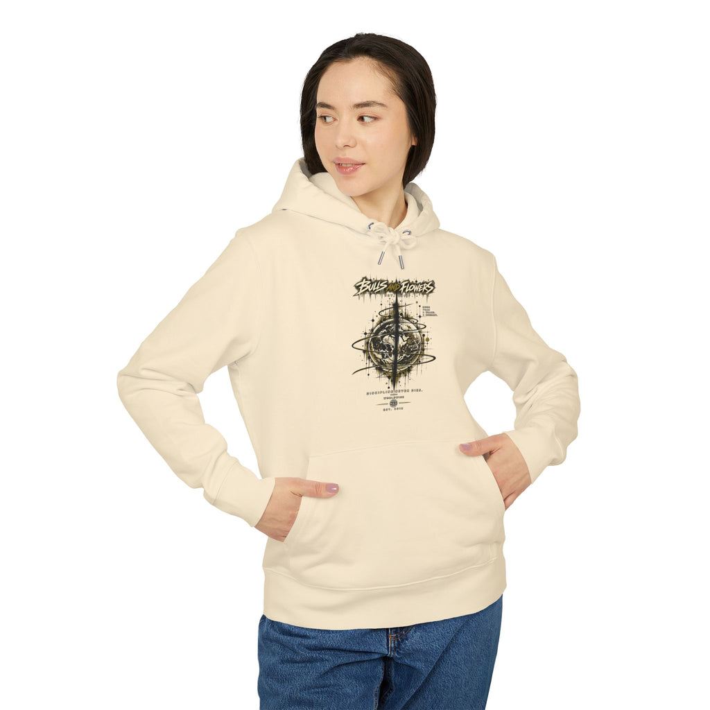 Skulls and Flowers Hoodie | Graphic Streetwear, Vintage Gothic Design