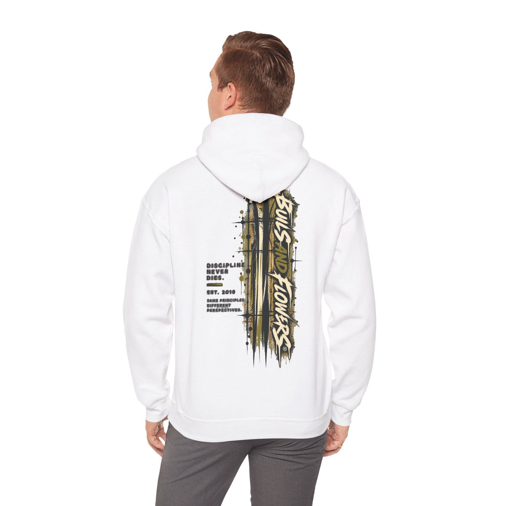 Distressed Compass Skull Hooded Sweatshirt | Grunge Nautical Graphic