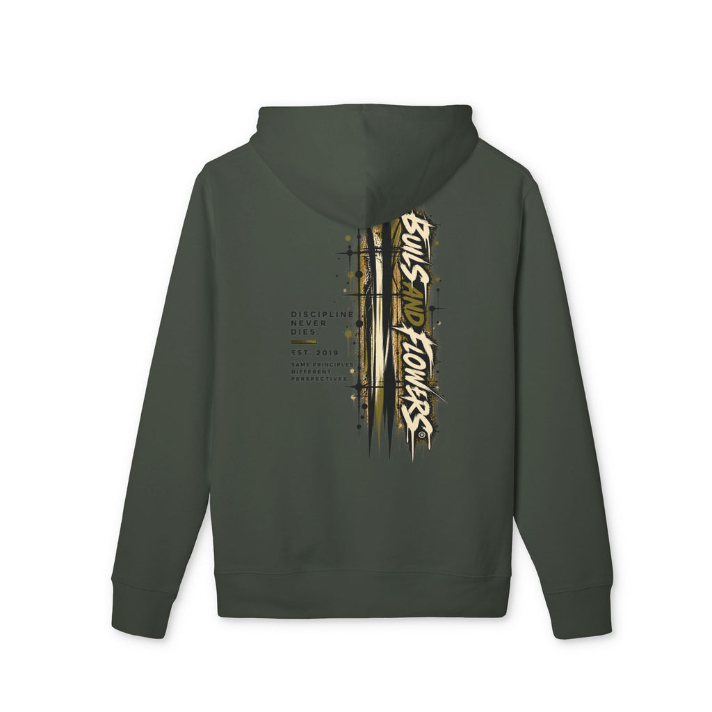Skulls and Flowers Hoodie | Graphic Streetwear, Vintage Gothic Design