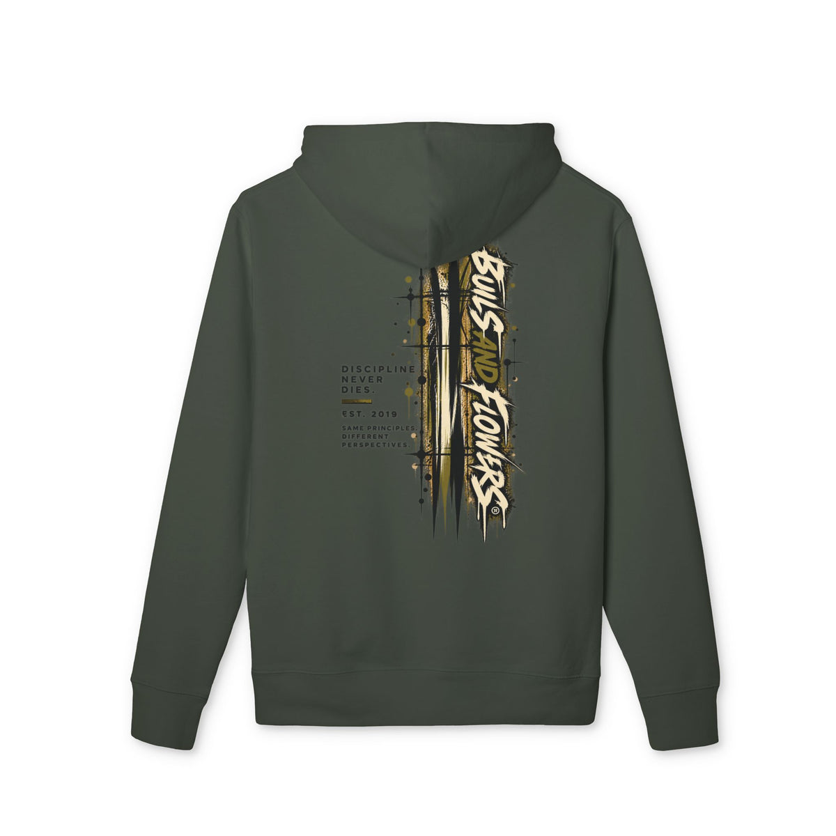 Skulls and Flowers Hoodie | Graphic Streetwear, Vintage Gothic Design