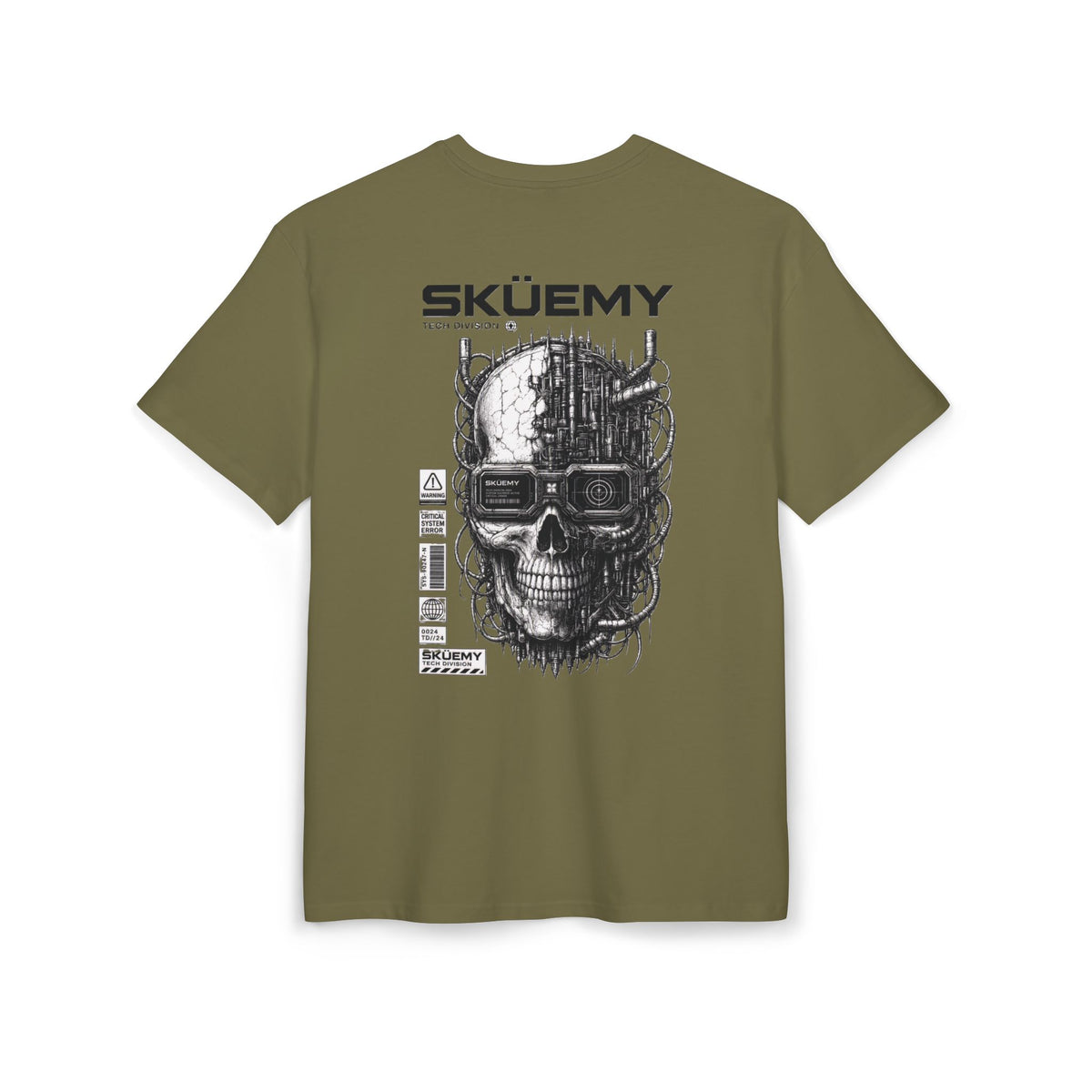 BaF Sküemy Cyber Skull Tee | Graphic Skull Techwear Shirt