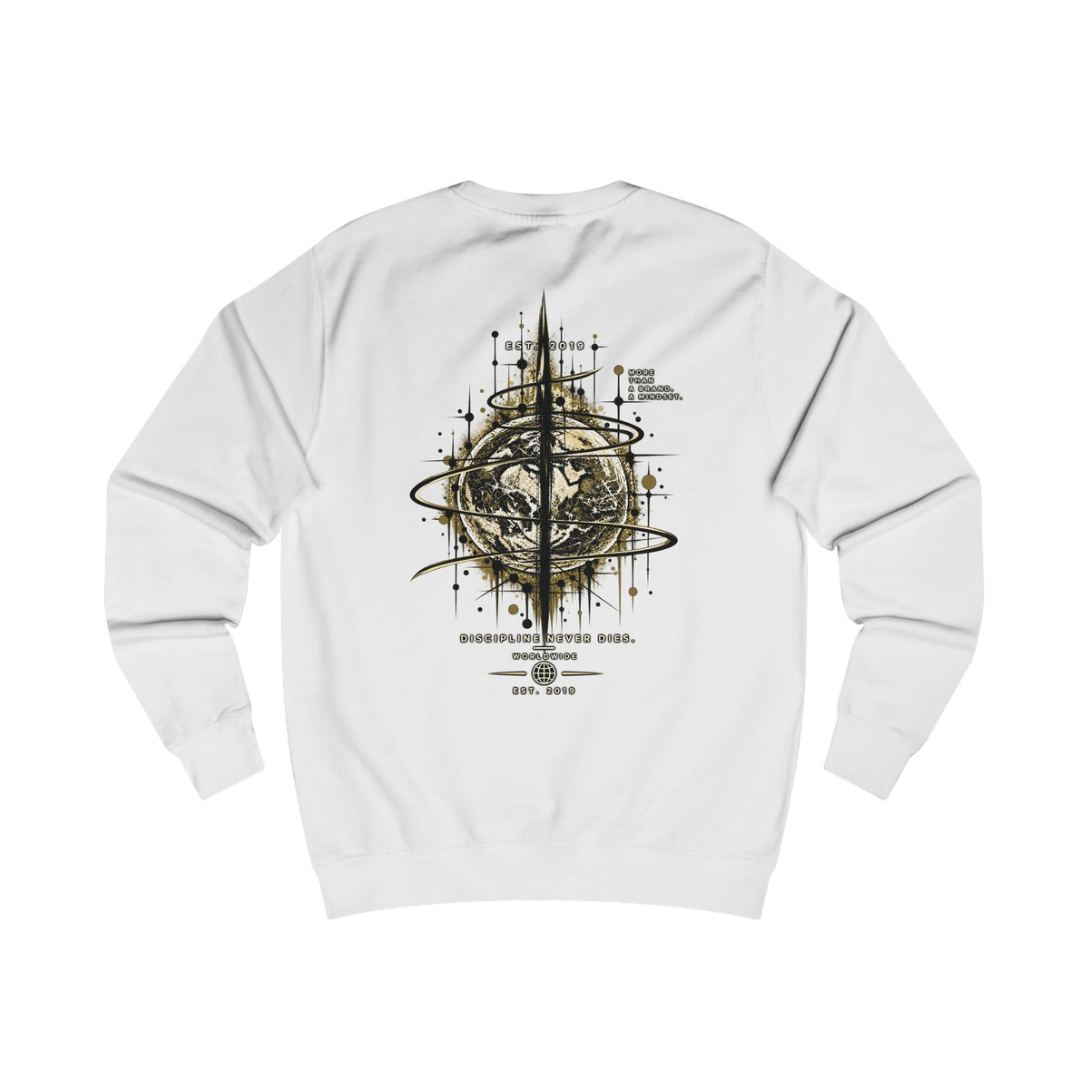 Abstract Compass Rose Sweatshirt | Geometric Nautical Graphic, Vintage Map Elements