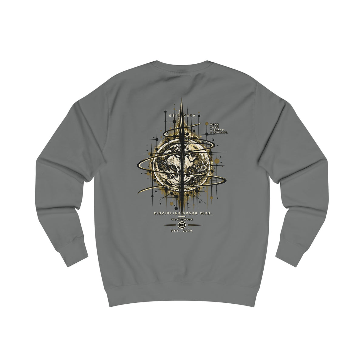 Abstract Compass Rose Sweatshirt | Geometric Nautical Graphic, Vintage Map Elements