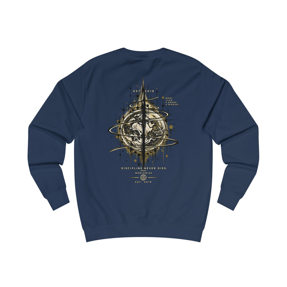 Abstract Compass Rose Sweatshirt | Geometric Nautical Graphic, Vintage Map Elements