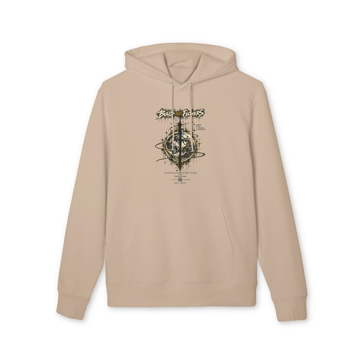 Skulls and Flowers Hoodie | Graphic Streetwear, Vintage Gothic Design