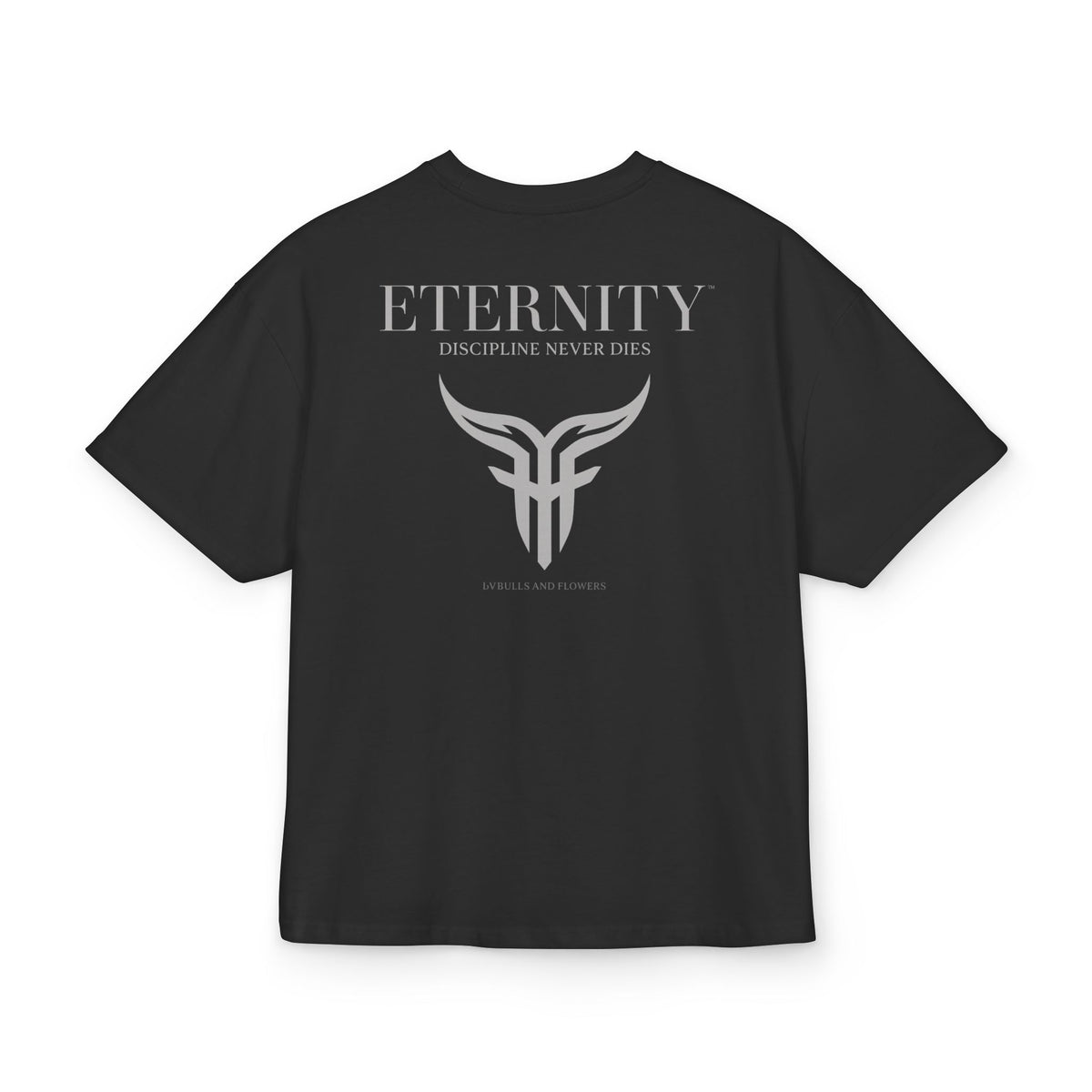Eternity Minimal Logo T-Shirt | Monochrome Serif Typography