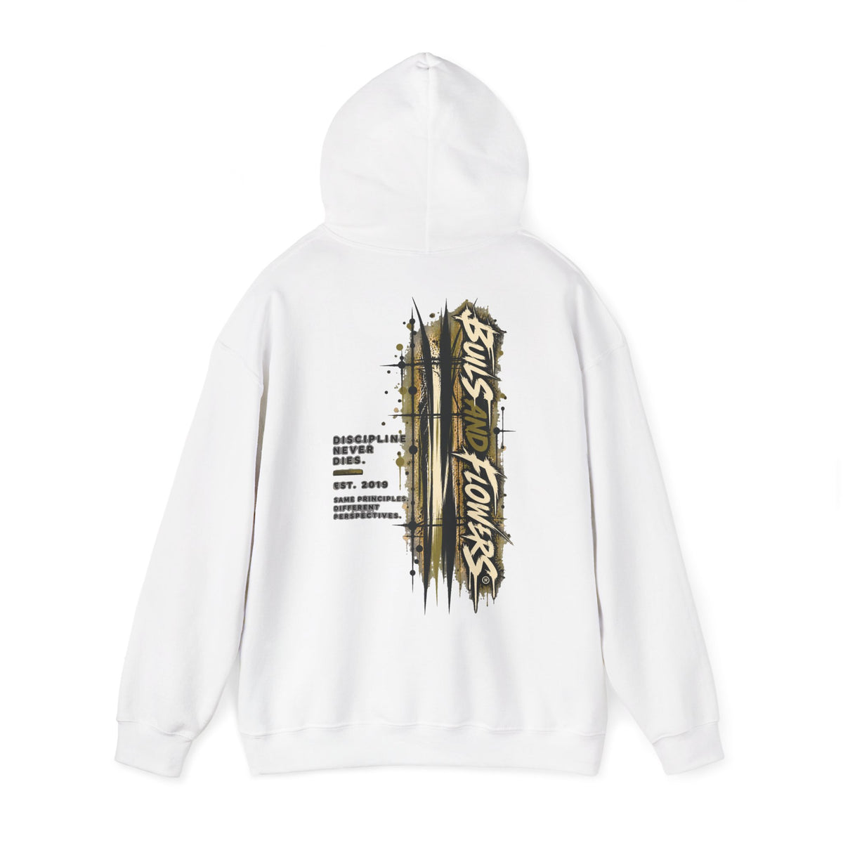 Distressed Compass Skull Hooded Sweatshirt | Grunge Nautical Graphic