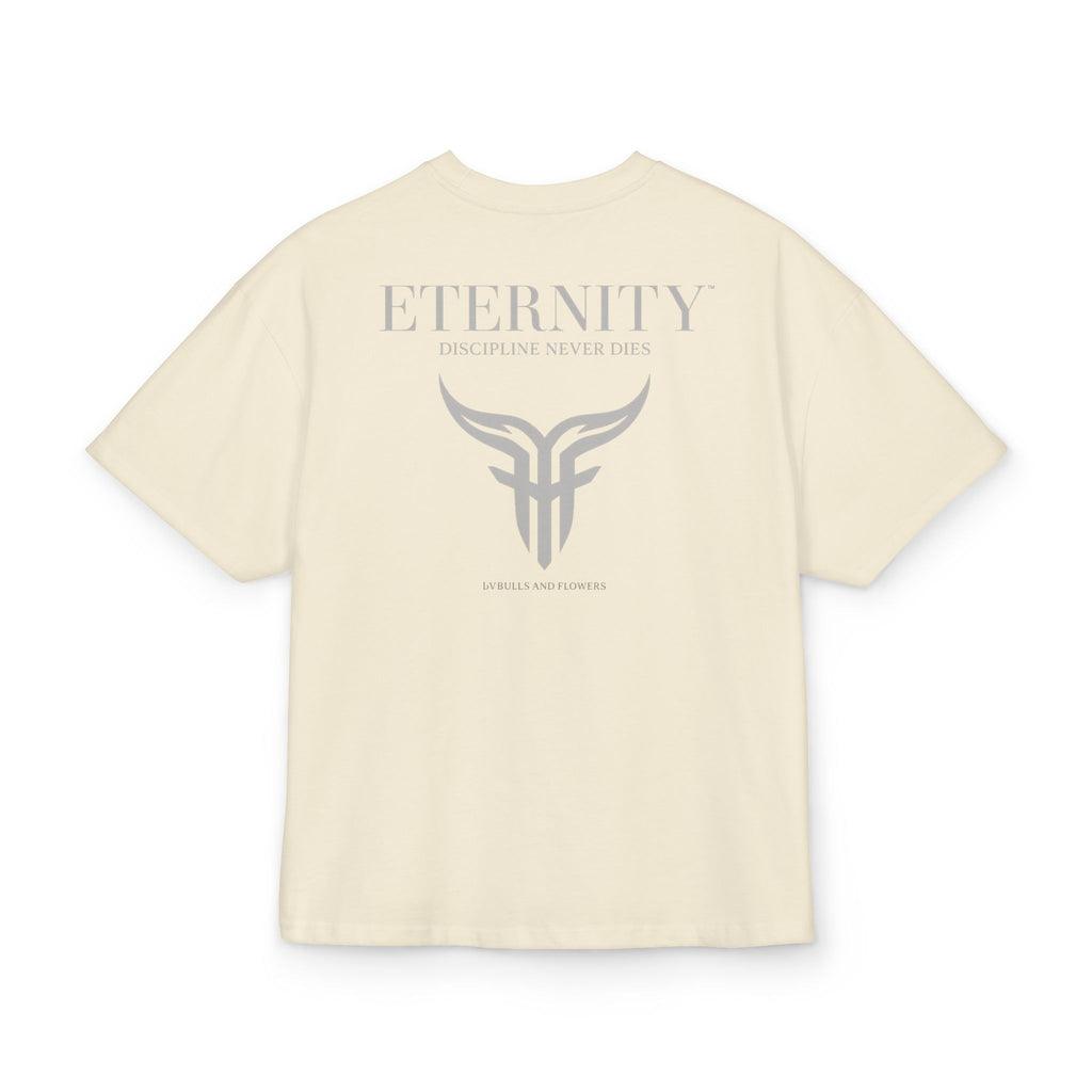 Eternity Minimal Logo T-Shirt | Monochrome Serif Typography