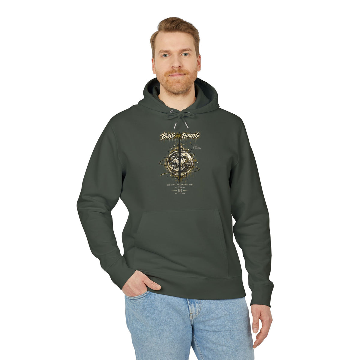 Skulls and Flowers Hoodie | Graphic Streetwear, Vintage Gothic Design