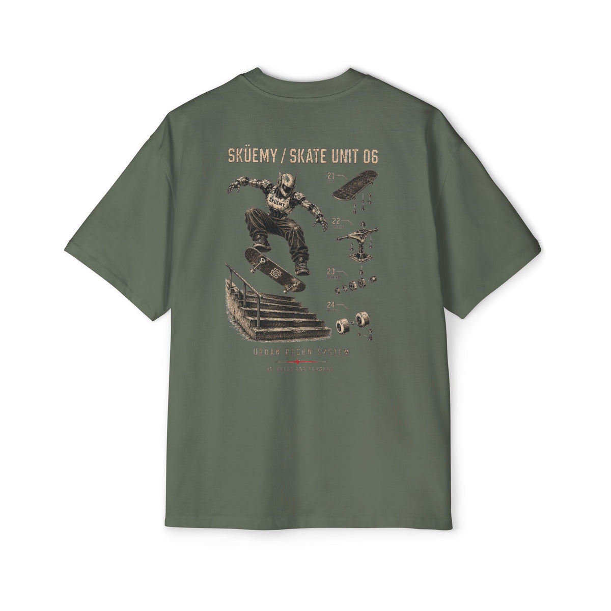 BaF SKÜEMY Unit-06 Oversize Skate Tee