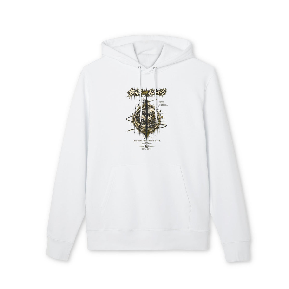 Skulls and Flowers Hoodie | Graphic Streetwear, Vintage Gothic Design