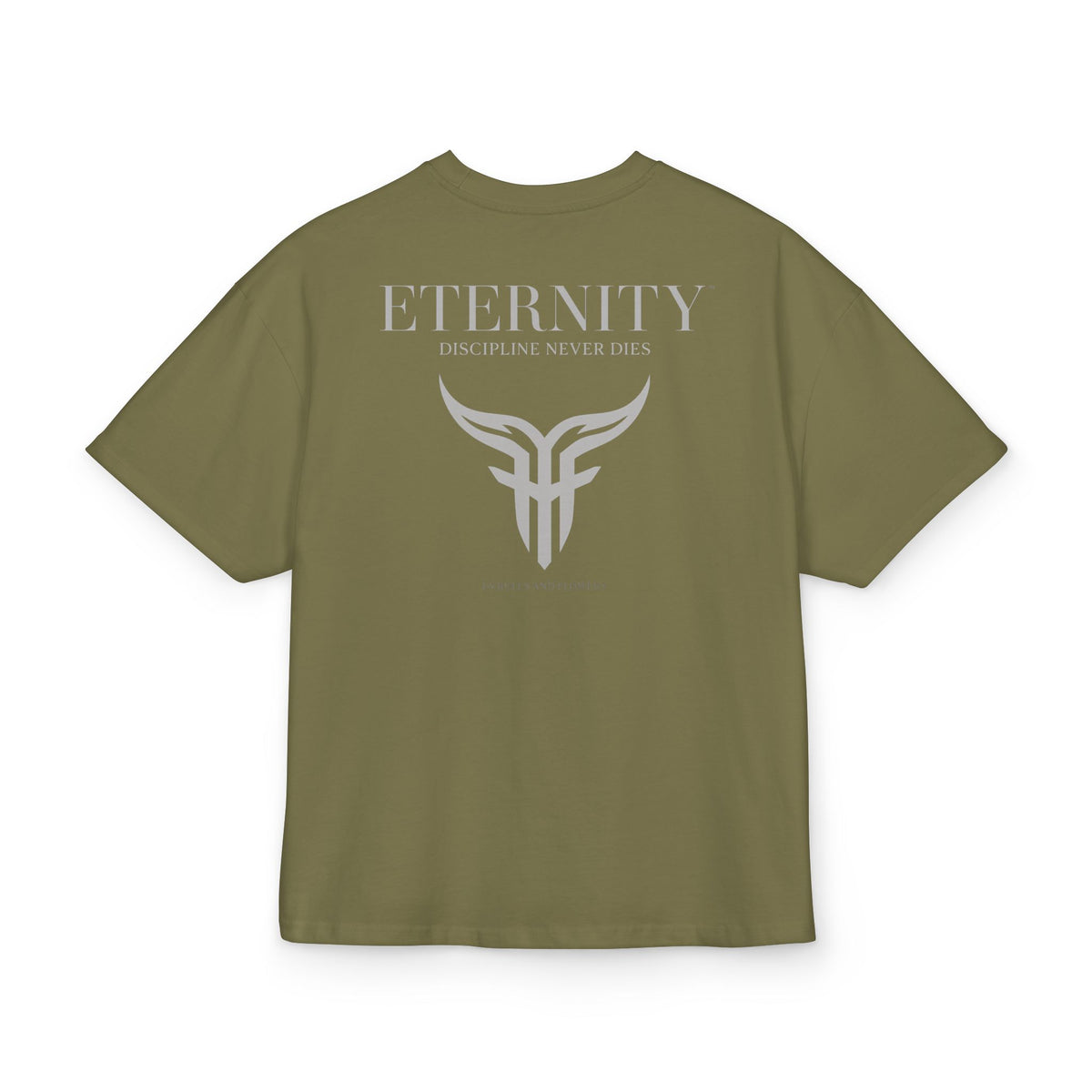 Eternity Minimal Logo T-Shirt | Monochrome Serif Typography