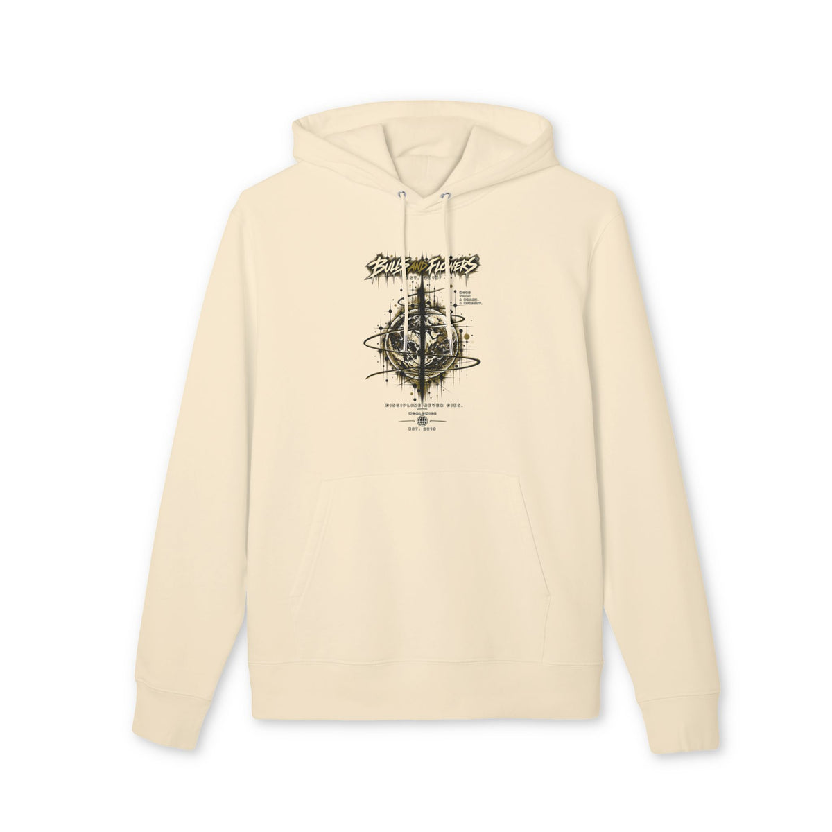 Skulls and Flowers Hoodie | Graphic Streetwear, Vintage Gothic Design