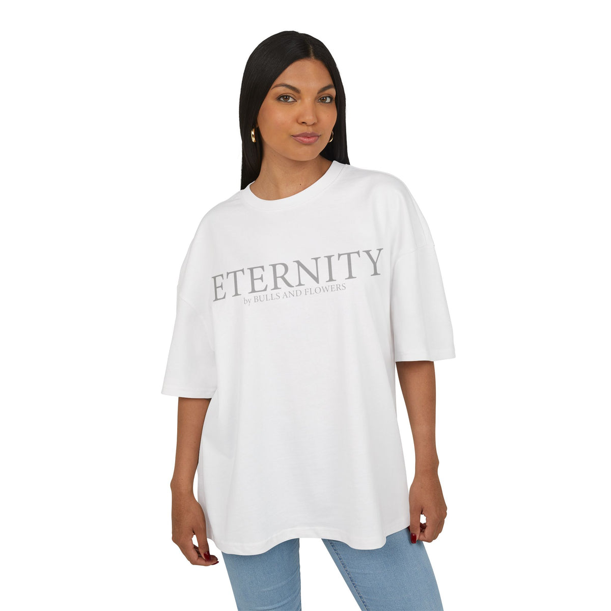 Eternity Minimal Logo T-Shirt | Monochrome Serif Typography