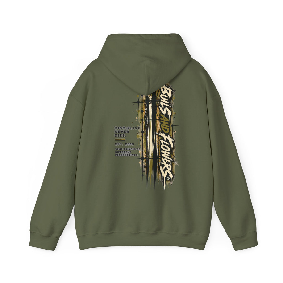 Distressed Compass Skull Hooded Sweatshirt | Grunge Nautical Graphic
