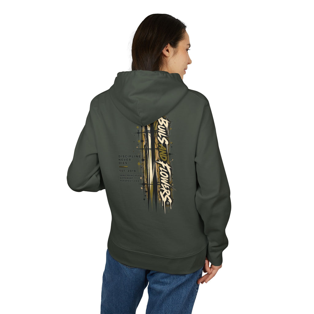 Skulls and Flowers Hoodie | Graphic Streetwear, Vintage Gothic Design