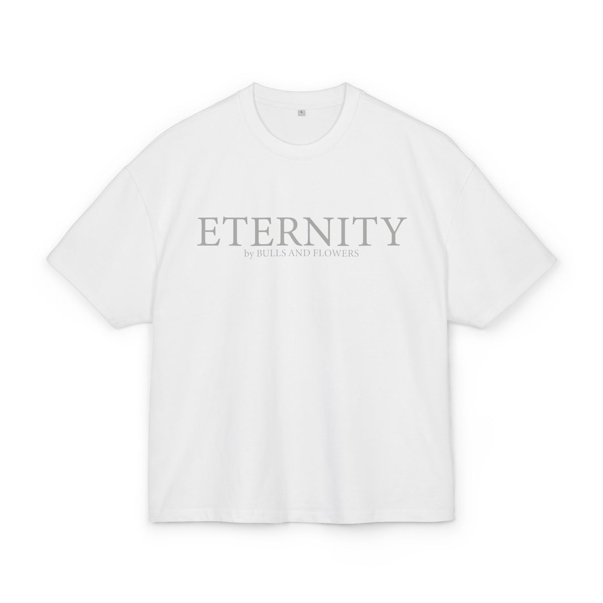 Eternity Minimal Logo T-Shirt | Monochrome Serif Typography