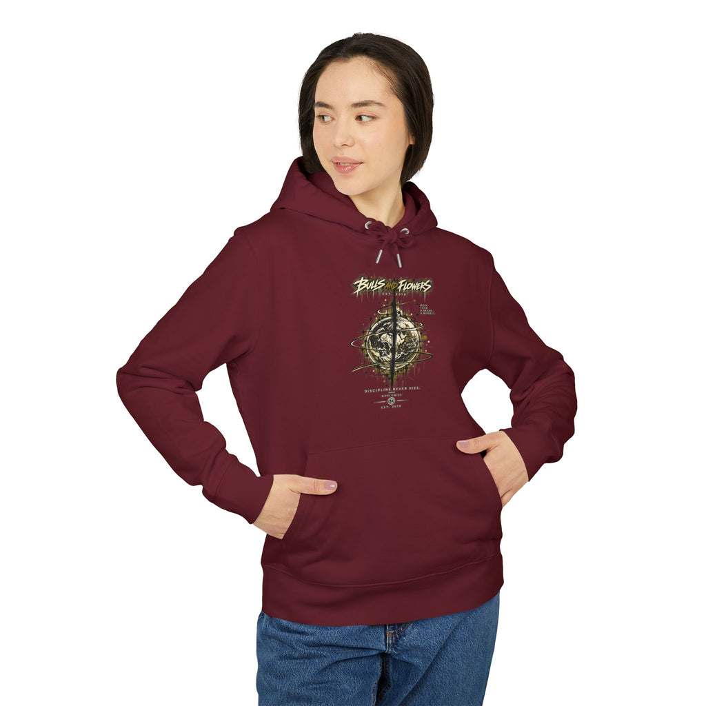 Skulls and Flowers Hoodie | Graphic Streetwear, Vintage Gothic Design