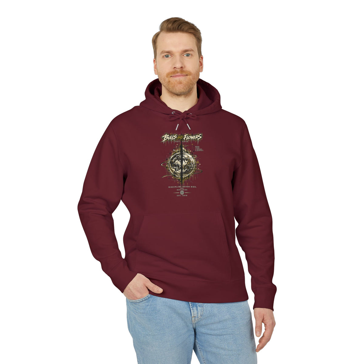 Skulls and Flowers Hoodie | Graphic Streetwear, Vintage Gothic Design