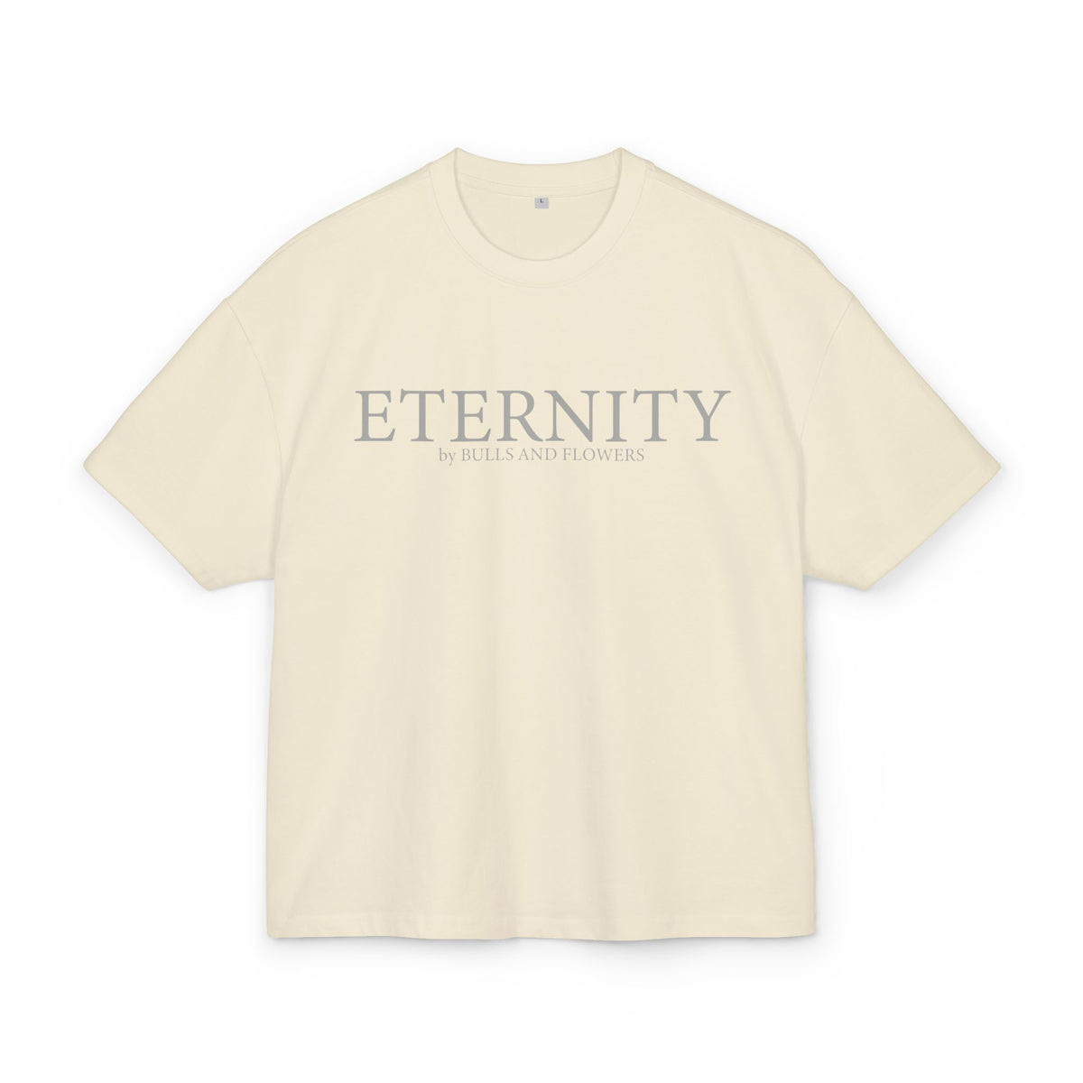 Eternity Minimal Logo T-Shirt | Monochrome Serif Typography