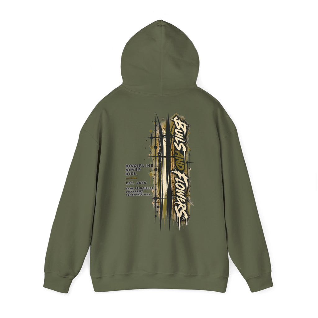 Distressed Compass Skull Hooded Sweatshirt | Grunge Nautical Graphic