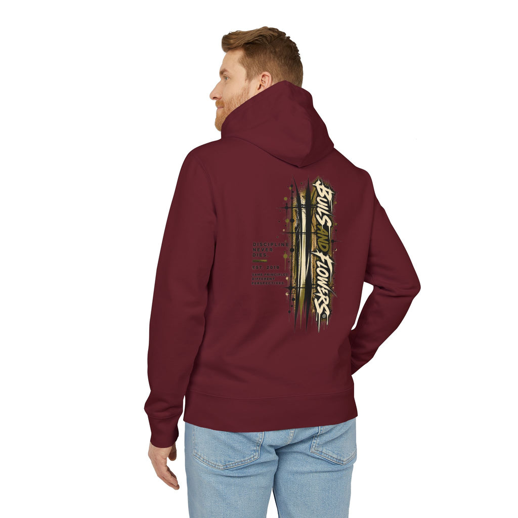 Skulls and Flowers Hoodie | Graphic Streetwear, Vintage Gothic Design