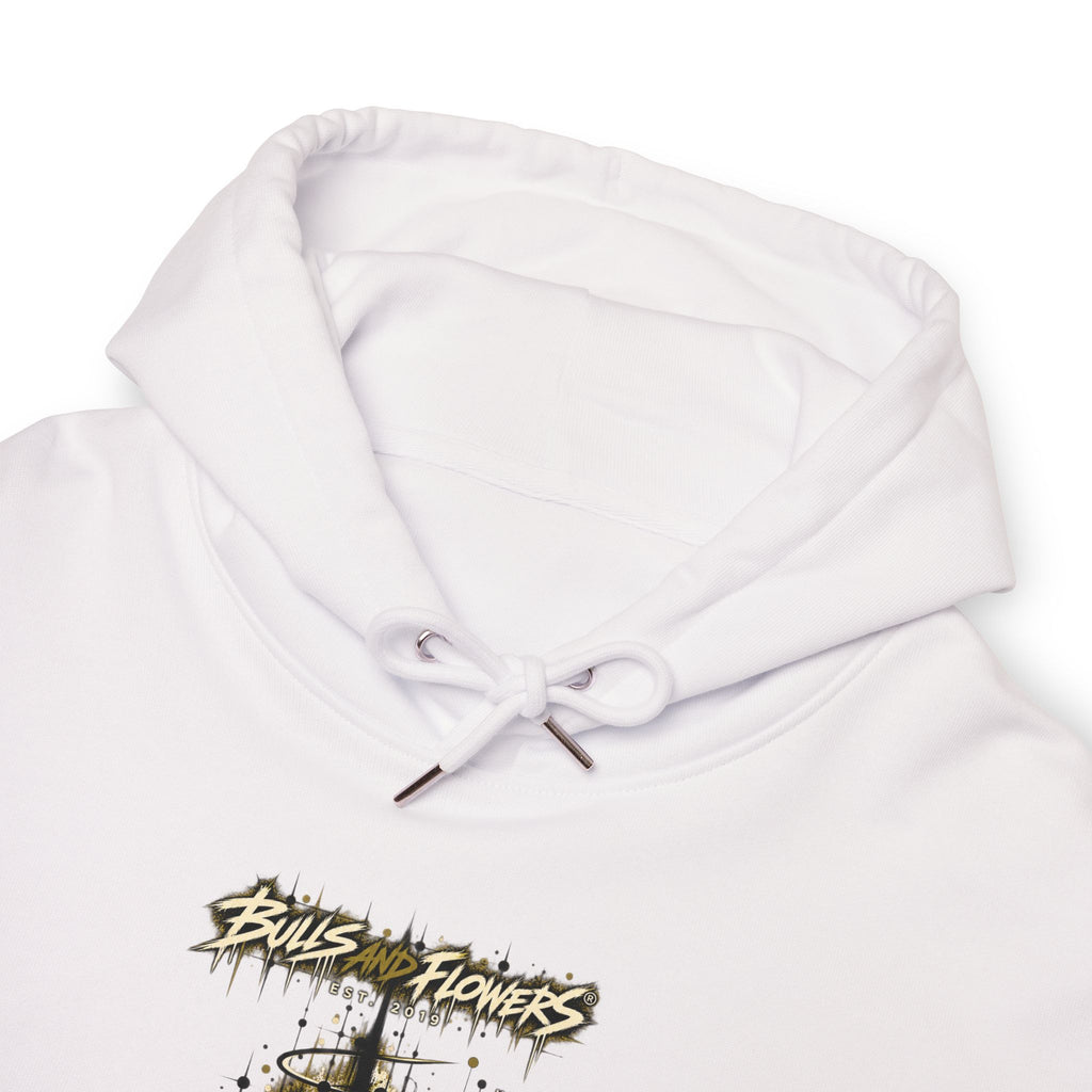 Skulls and Flowers Hoodie | Graphic Streetwear, Vintage Gothic Design