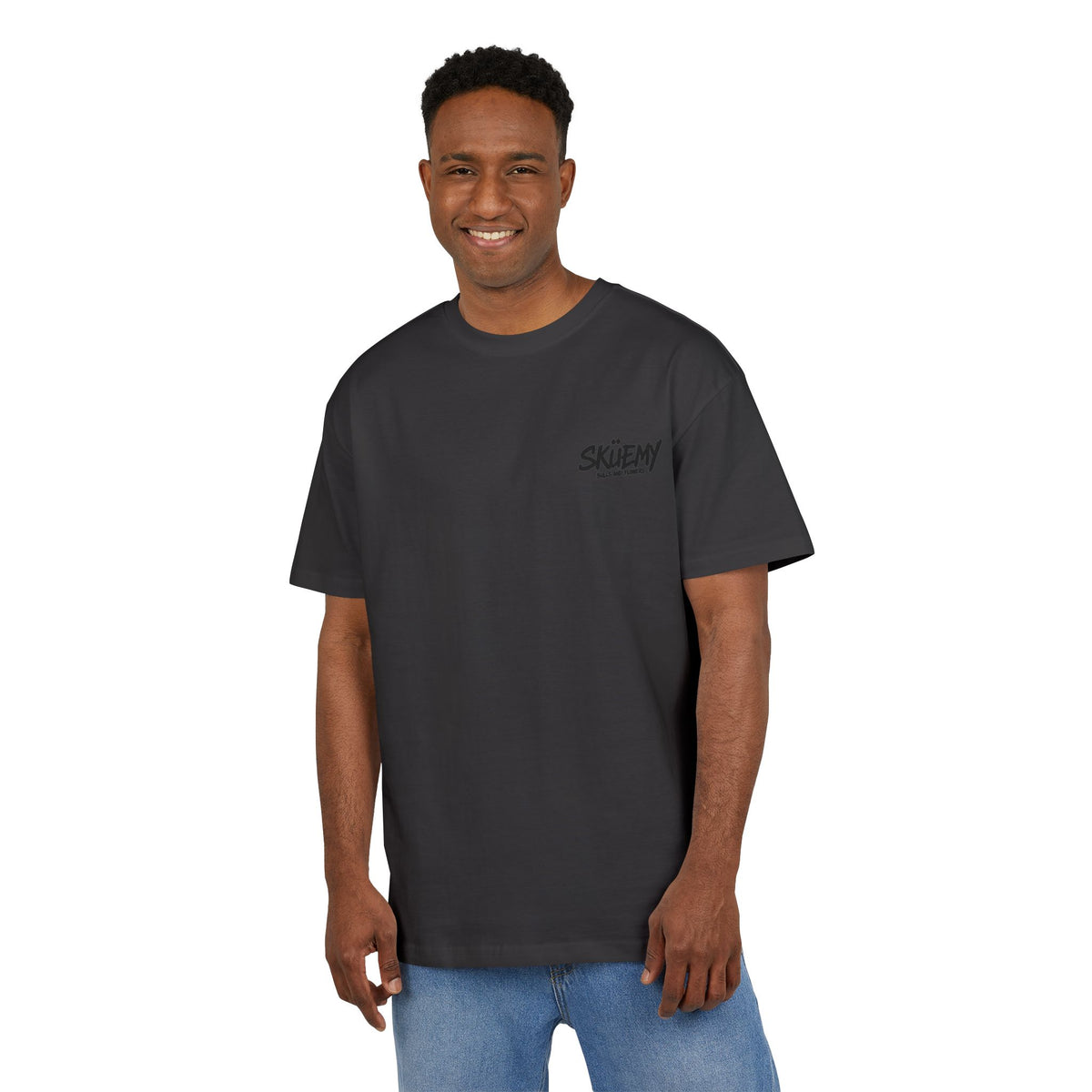 BaF SKÜEMY Cyber Skull Heavy Oversize Tee
