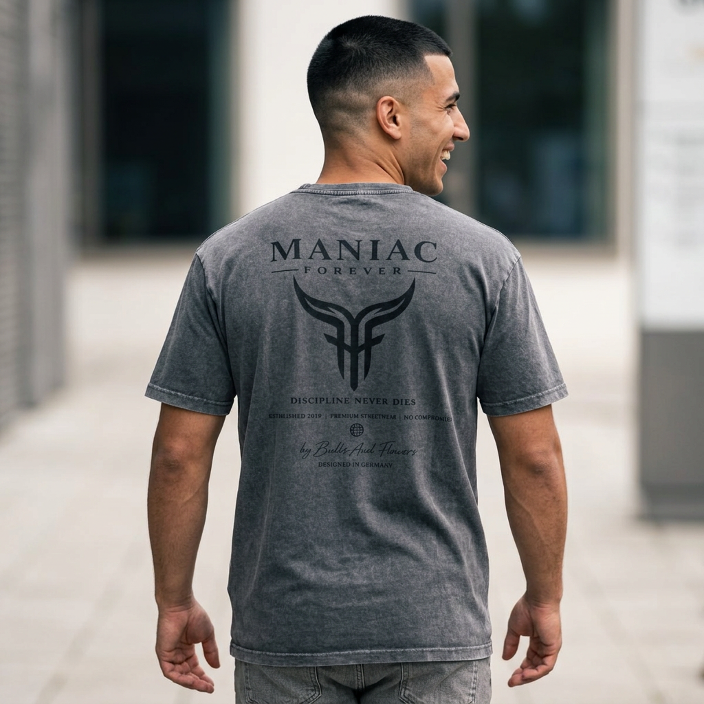 Men's Acid Washed Heavy Oversize Tee