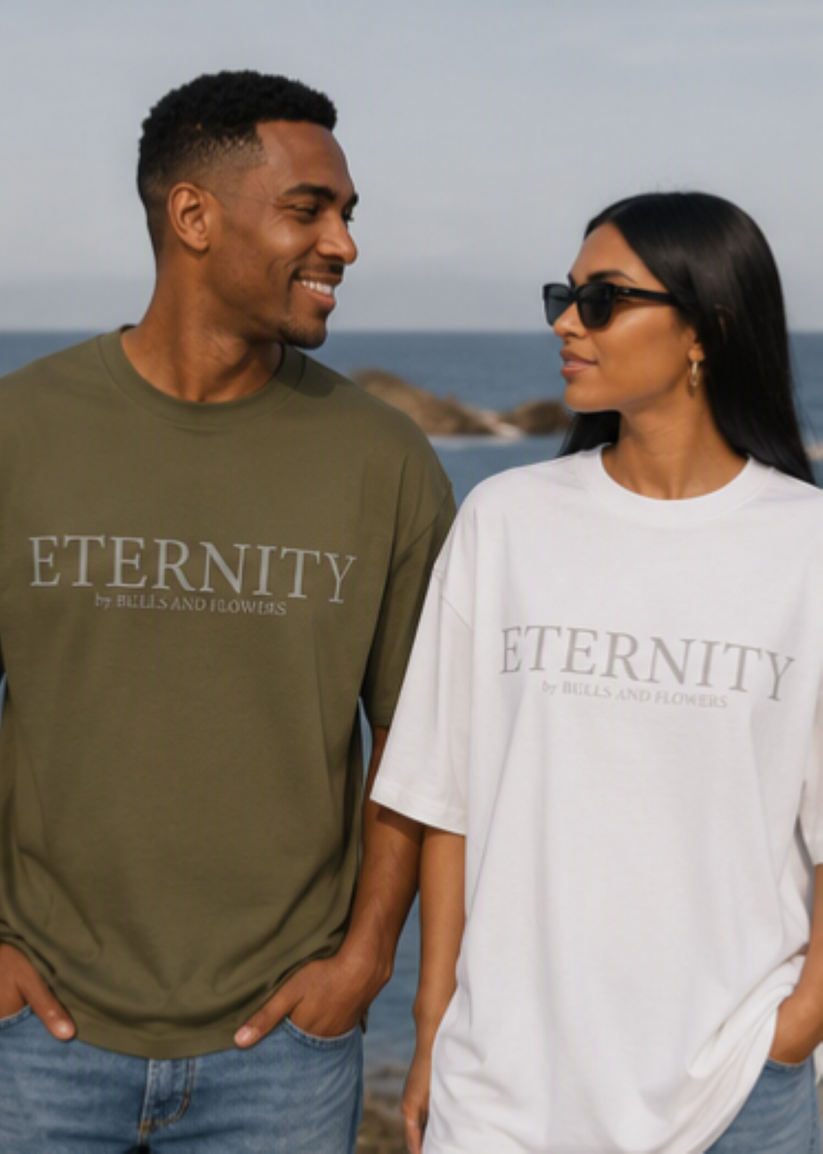 Eternity Minimal Logo T-Shirt | Monochrome Serif Typography