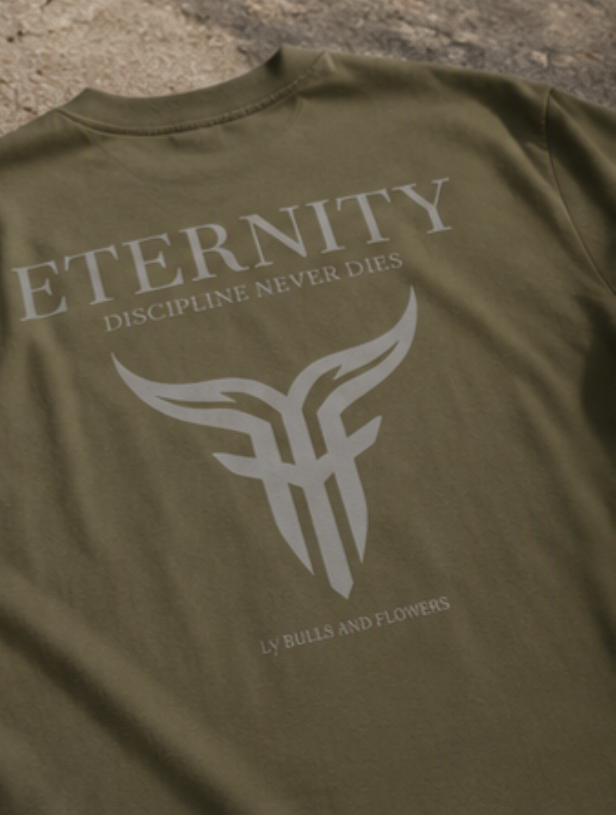 Eternity Minimal Logo T-Shirt | Monochrome Serif Typography