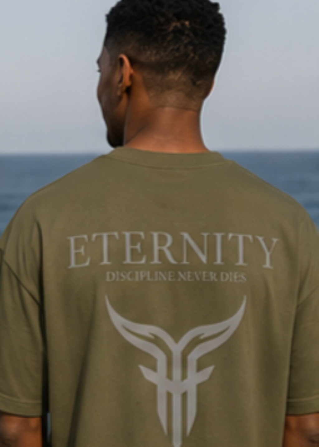 Eternity Minimal Logo T-Shirt | Monochrome Serif Typography