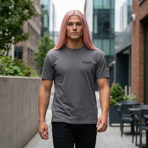 BaF Sküemy Cyber Skull Tee | Graphic Skull Techwear Shirt