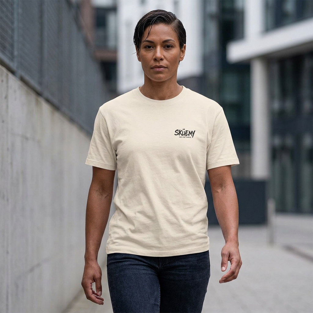 BaF Sküemy Cyber Skull Tee | Graphic Skull Techwear Shirt