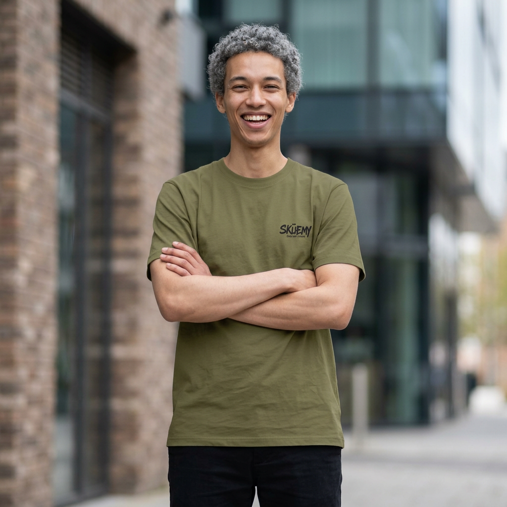 BaF Sküemy Cyber Skull Tee | Graphic Skull Techwear Shirt