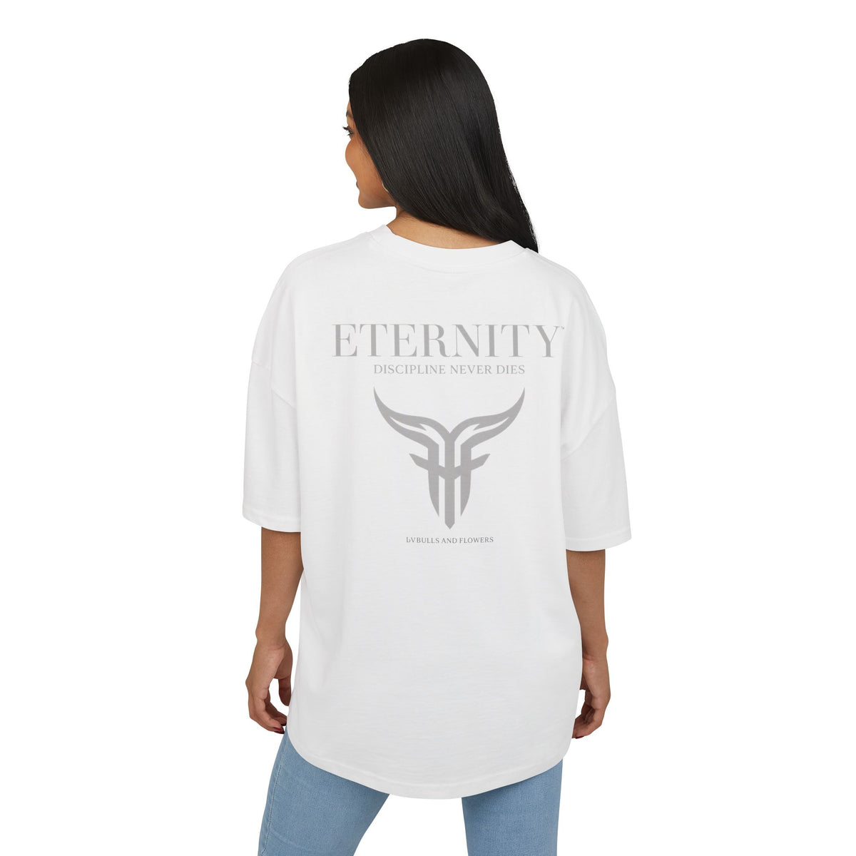Eternity Minimal Logo T-Shirt | Monochrome Serif Typography