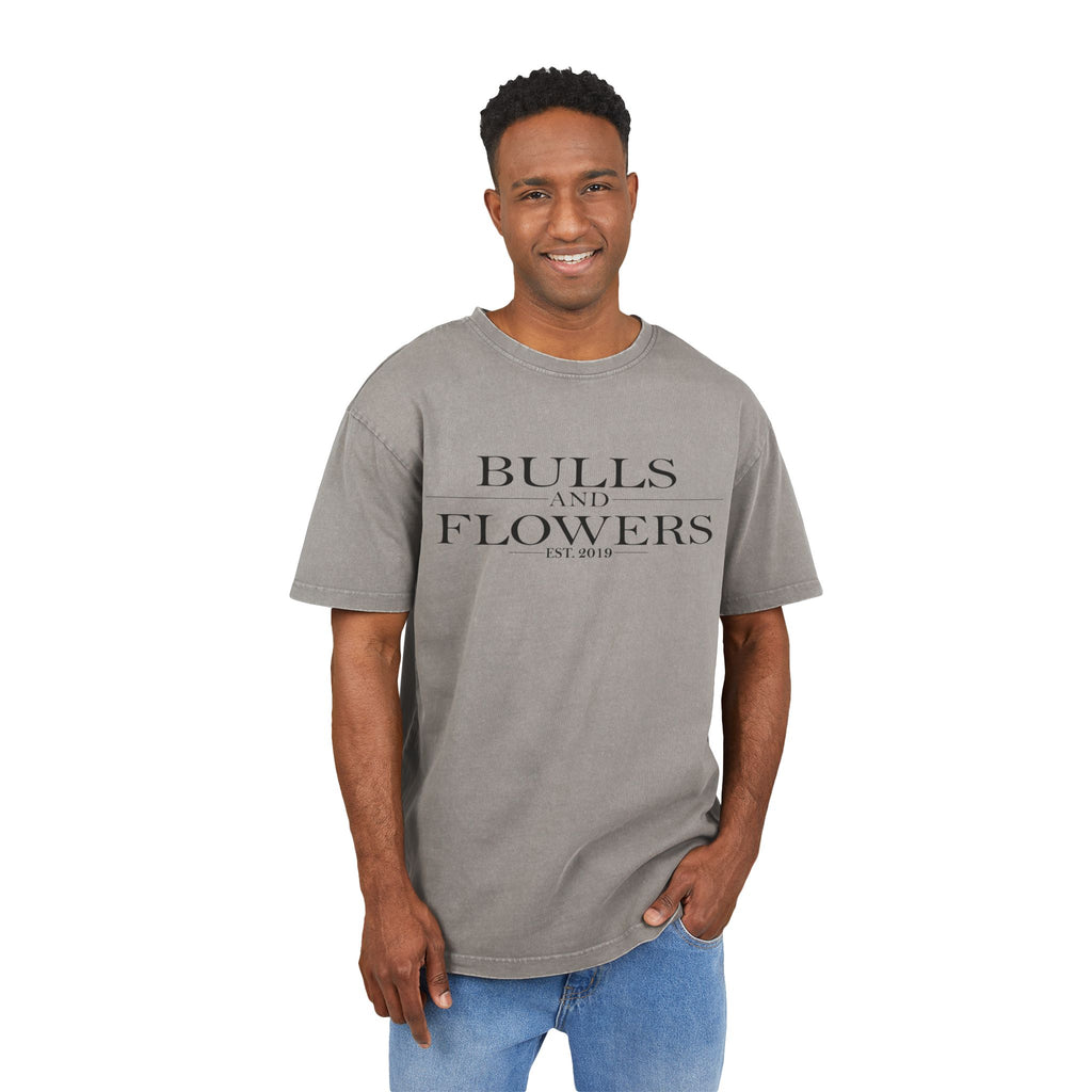 Men's Acid Washed Heavy Oversize Tee