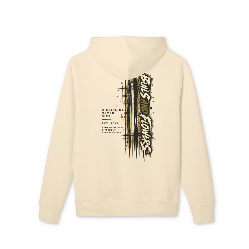 Skulls and Flowers Hoodie | Graphic Streetwear, Vintage Gothic Design