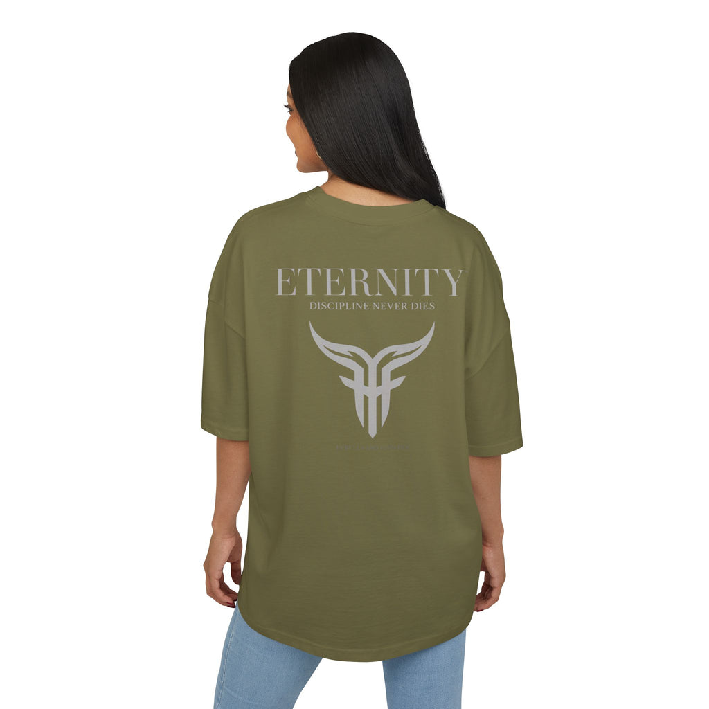 Eternity Minimal Logo T-Shirt | Monochrome Serif Typography
