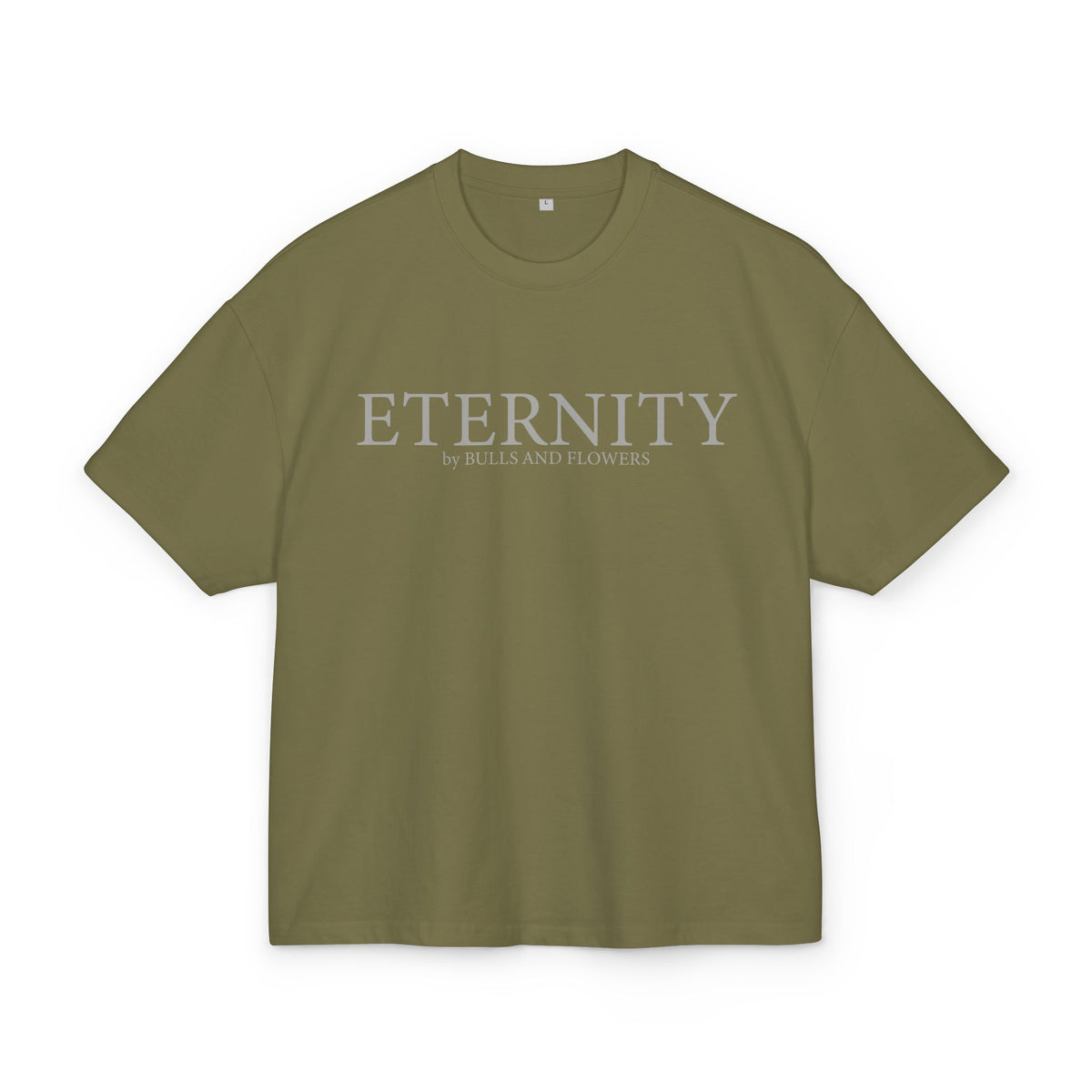 Eternity Minimal Logo T-Shirt | Monochrome Serif Typography