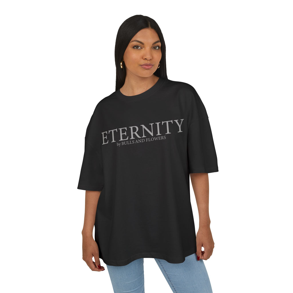 Eternity Minimal Logo T-Shirt | Monochrome Serif Typography
