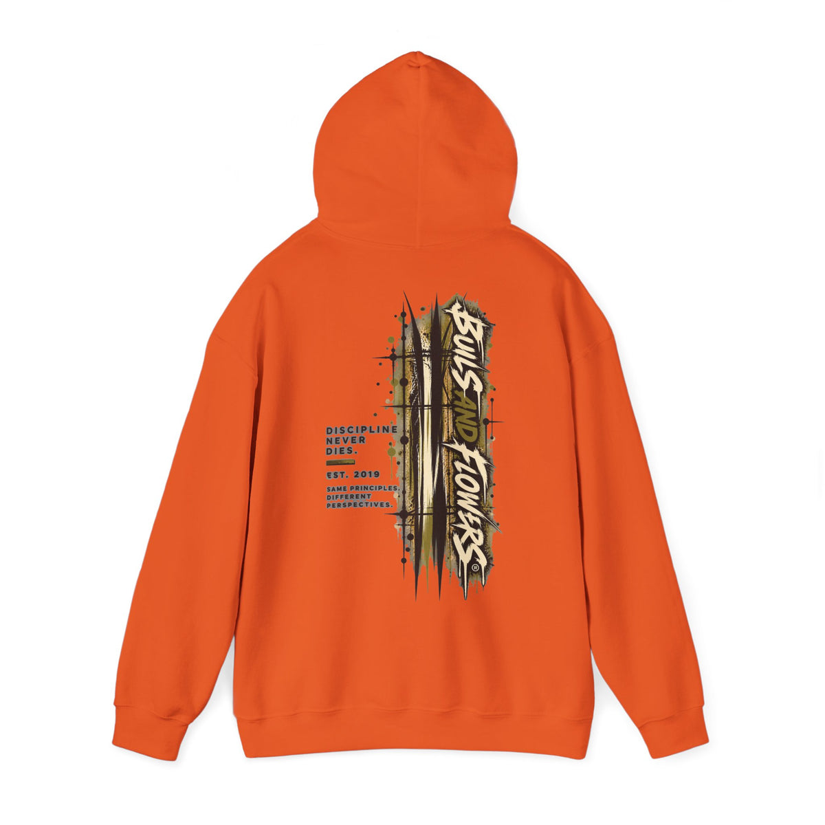 Distressed Compass Skull Hooded Sweatshirt | Grunge Nautical Graphic