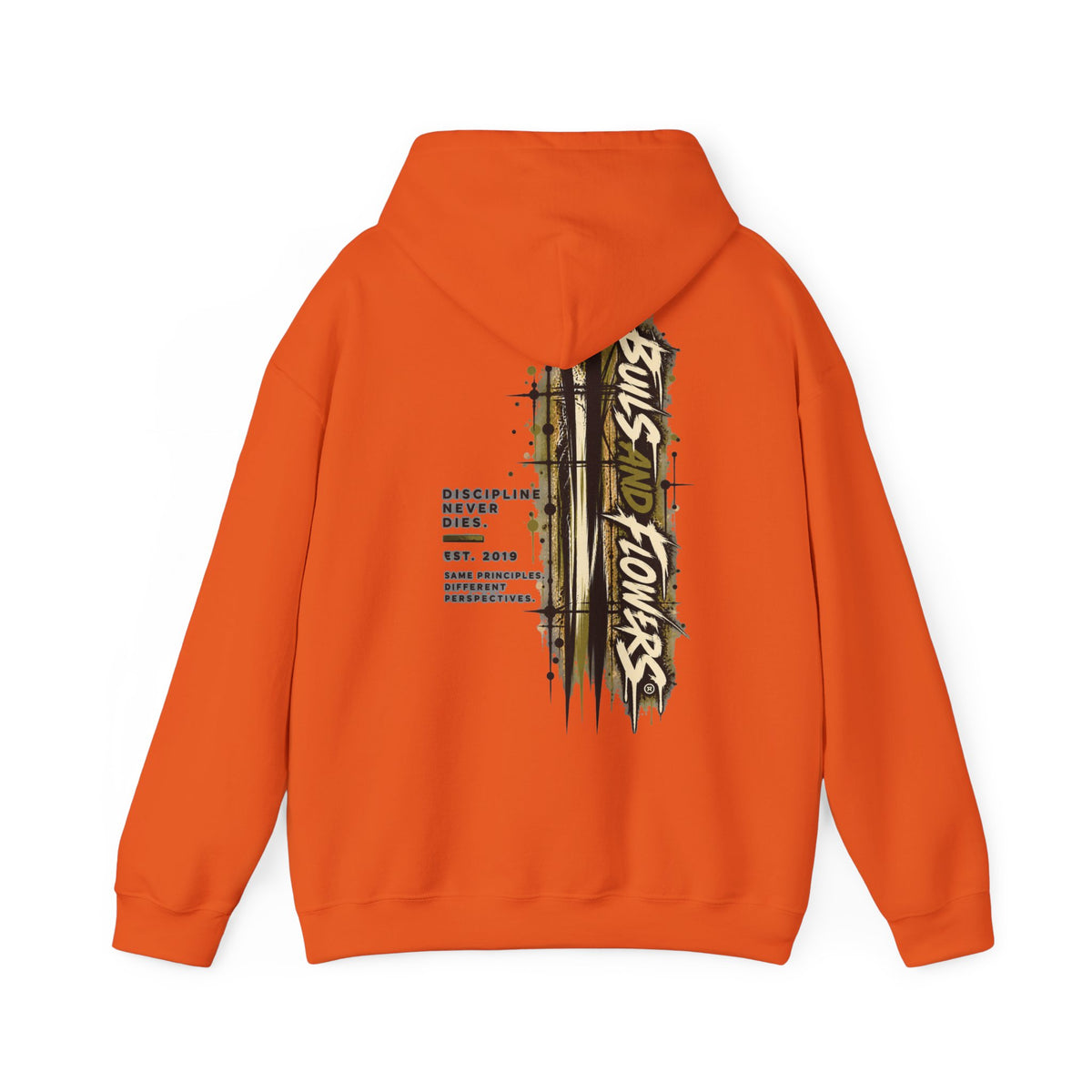 Distressed Compass Skull Hooded Sweatshirt | Grunge Nautical Graphic