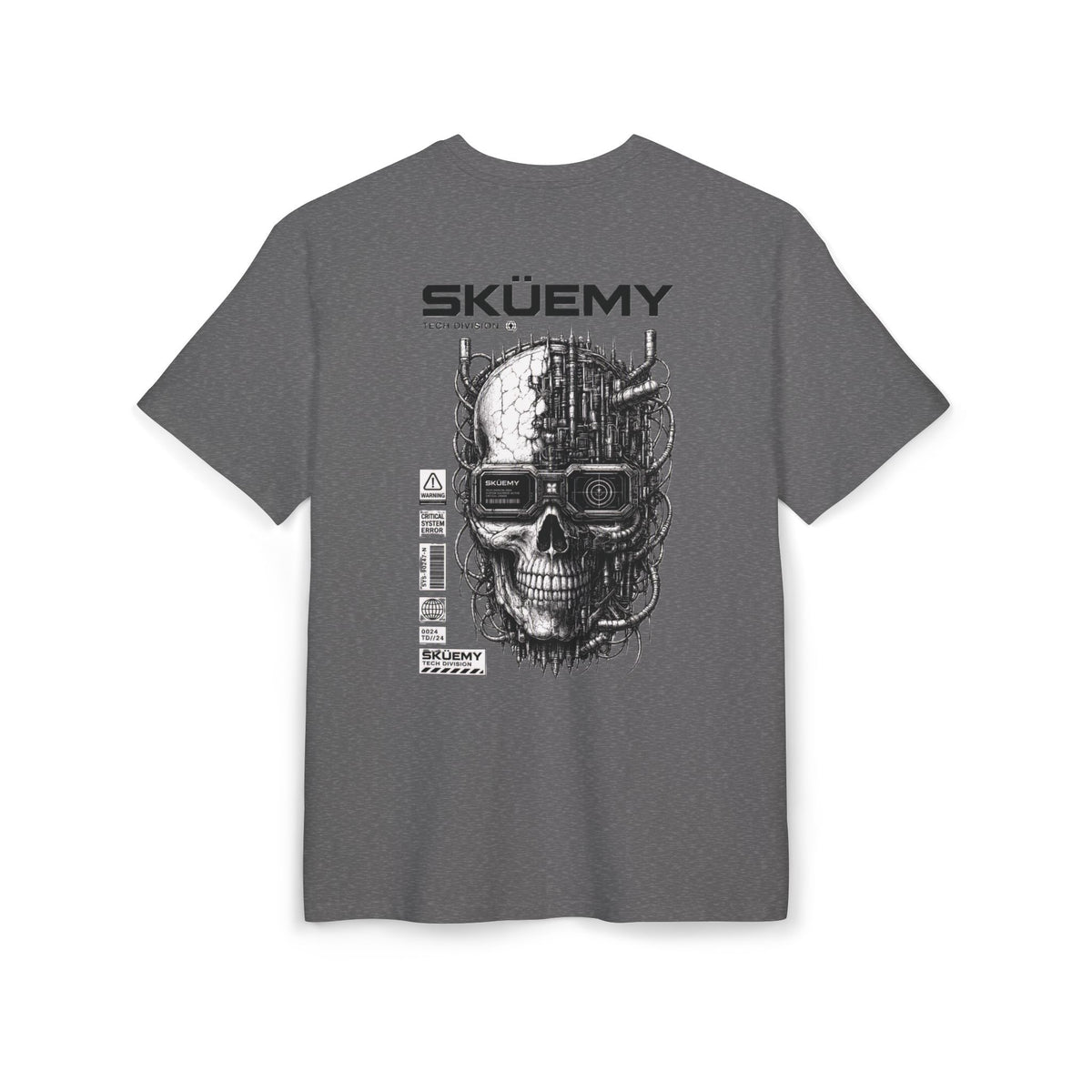 BaF Sküemy Cyber Skull Tee | Graphic Skull Techwear Shirt