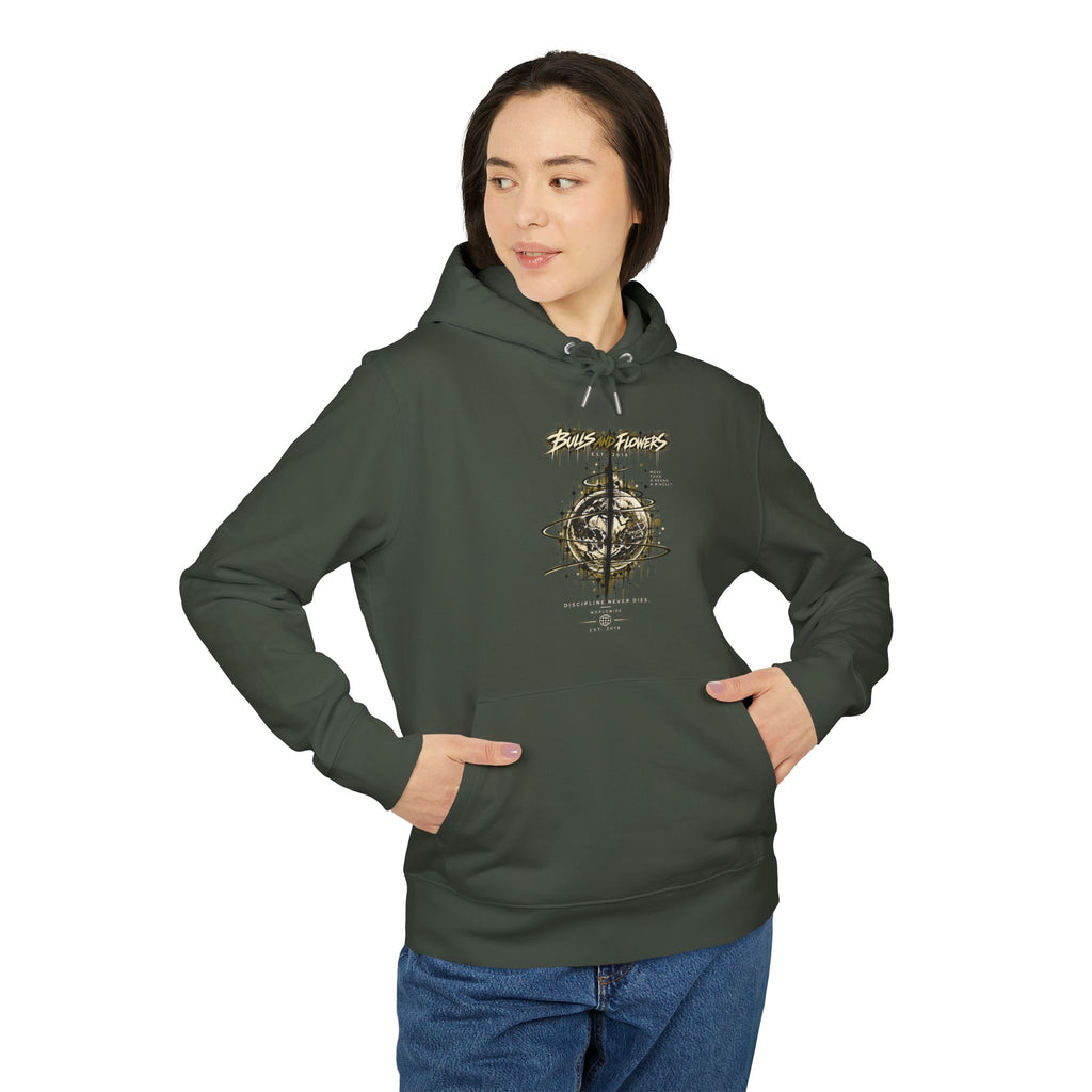 Skulls and Flowers Hoodie | Graphic Streetwear, Vintage Gothic Design