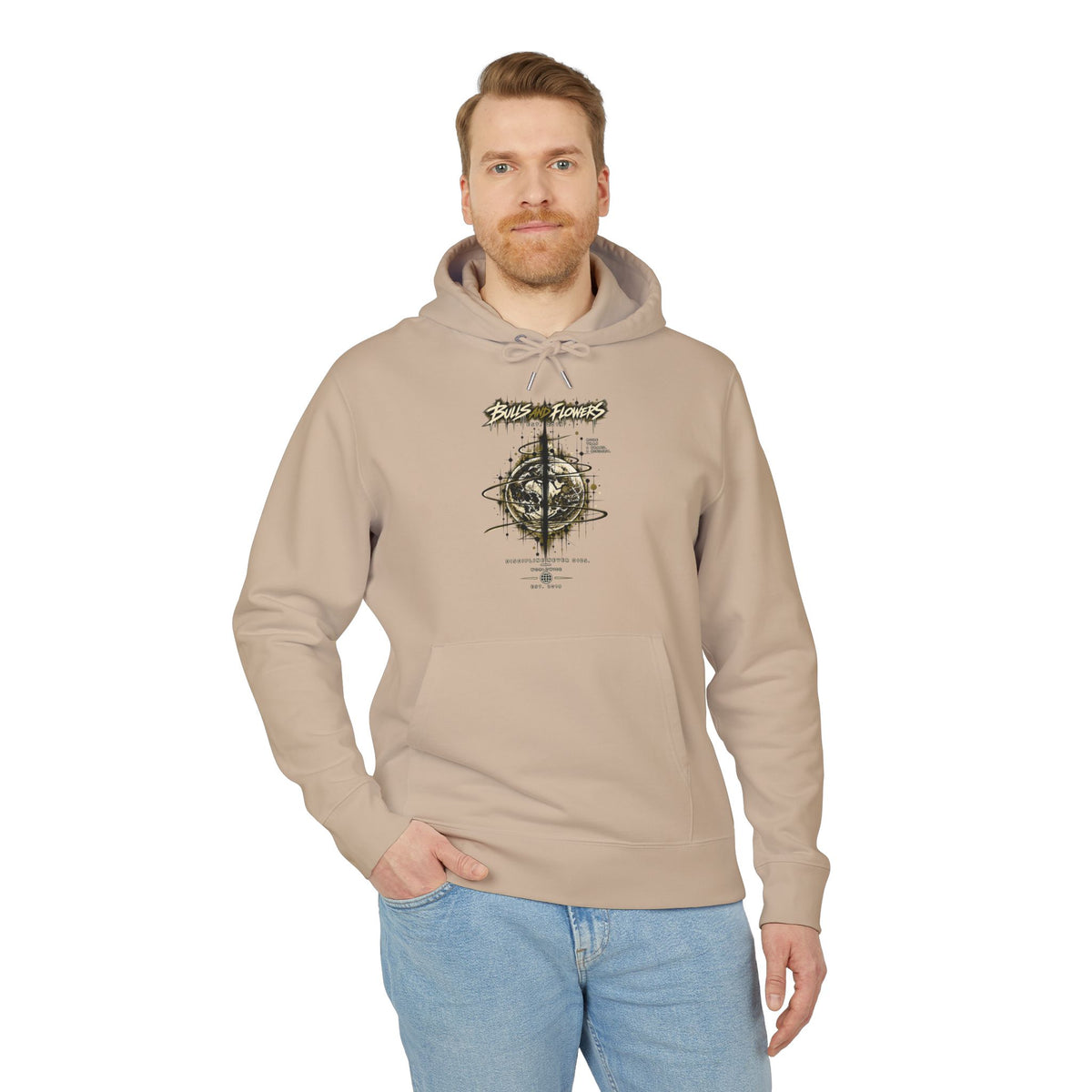 Skulls and Flowers Hoodie | Graphic Streetwear, Vintage Gothic Design