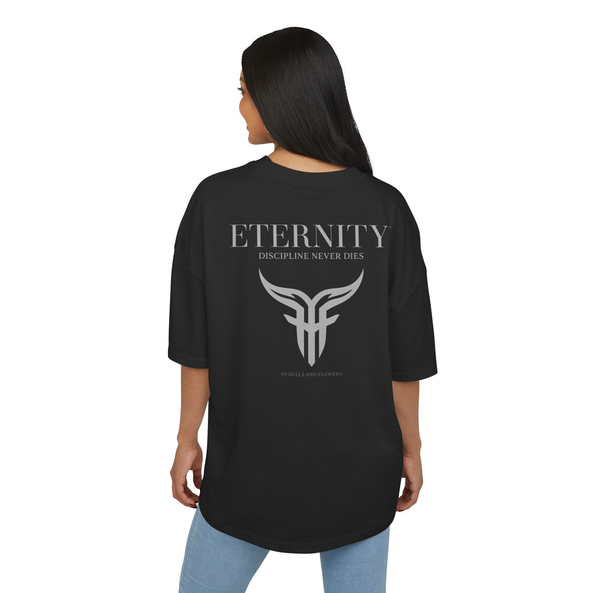 Eternity Minimal Logo T-Shirt | Monochrome Serif Typography