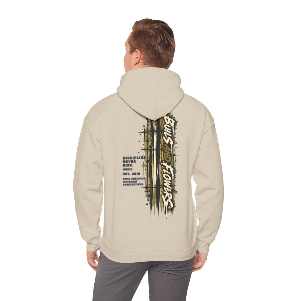 Distressed Compass Skull Hooded Sweatshirt | Grunge Nautical Graphic