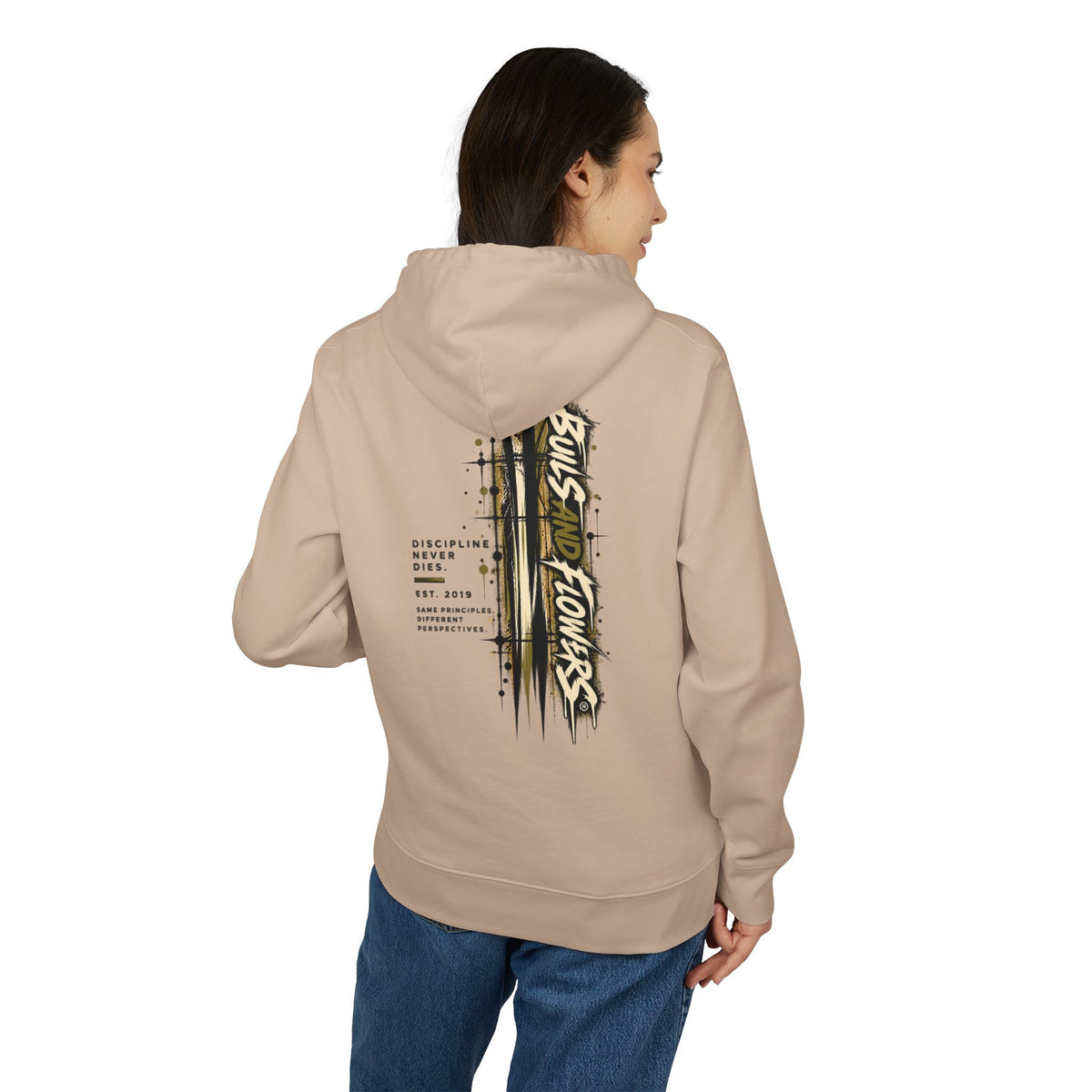 Skulls and Flowers Hoodie | Graphic Streetwear, Vintage Gothic Design