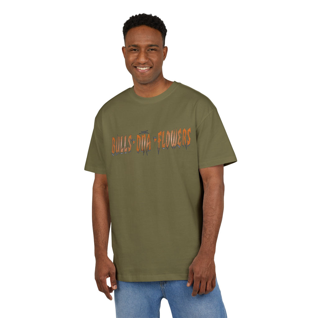 BaF Retro Drip Heavy Oversize Tee – Bulls and Flowers Streetwear